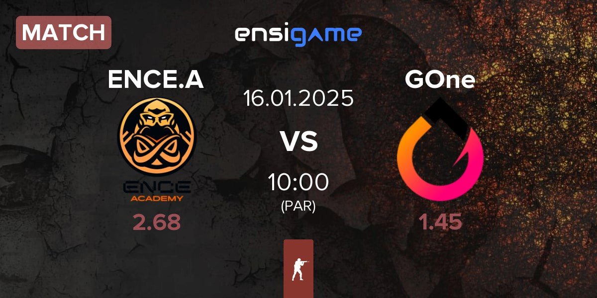 Match ENCE Academy ENCE.A vs GenOne GOne | 16.01