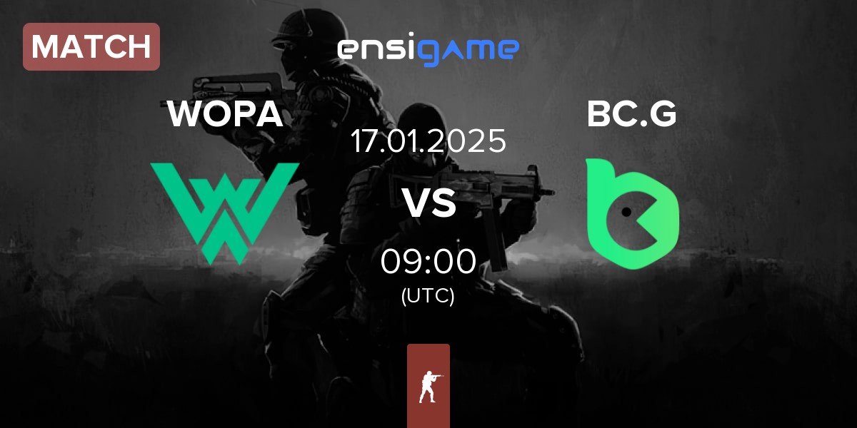 Match WOPA Esport WOPA vs BC.Game Esports BC.G | 17.01