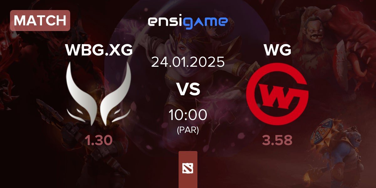 Match Xtreme Gaming WBG.XG vs Wildcard Gaming WG | 24.01