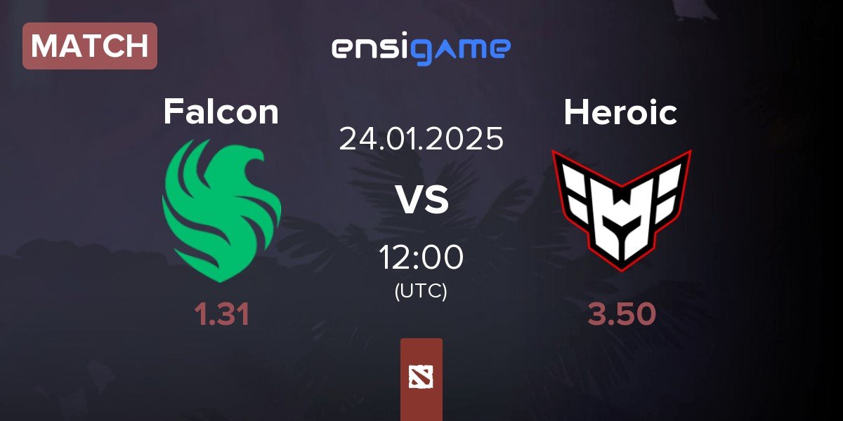 Match Team Falcons Falcon vs Heroic | 24.01