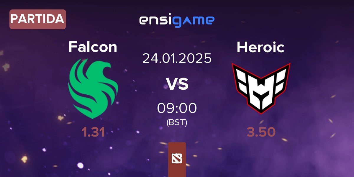 Partida Team Falcons Falcon vs Heroic | 24.01