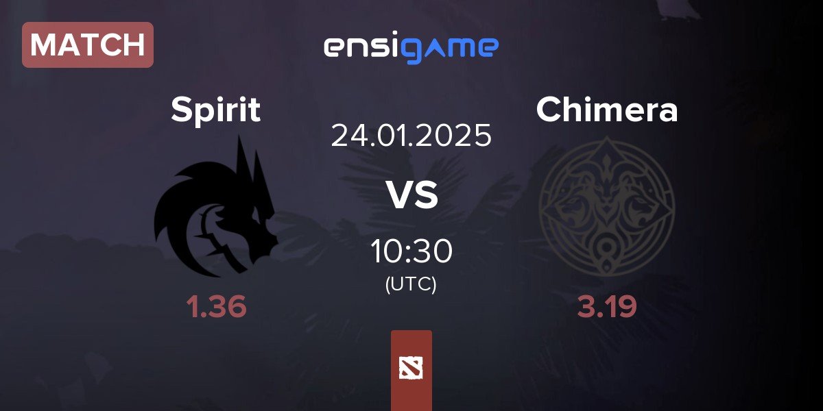 Match Team Spirit Spirit vs Chimera Esports Chimera | 24.01