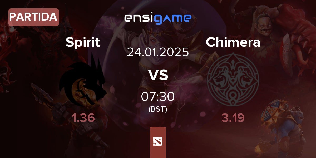 Partida Team Spirit Spirit vs Chimera Esports Chimera | 24.01