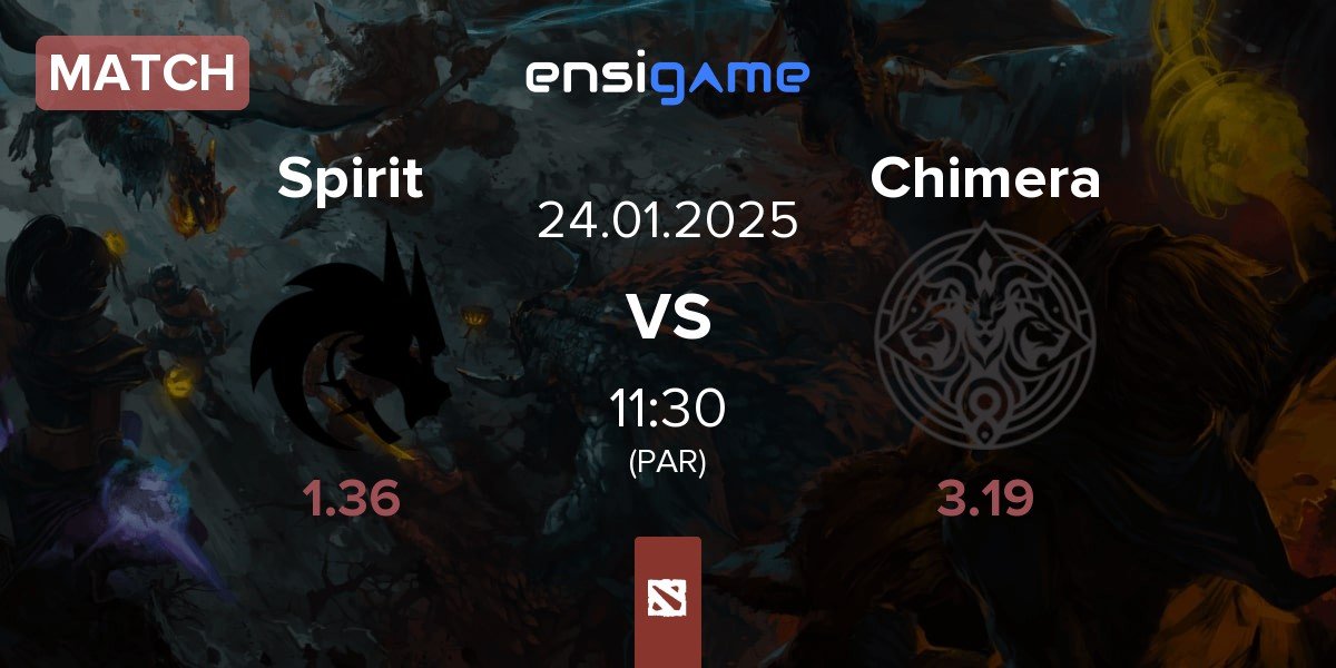 Match Team Spirit Spirit vs Chimera Esports Chimera | 24.01