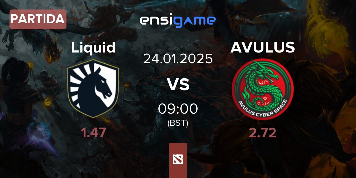 Partida Team Liquid Liquid vs AVULUS | 24.01