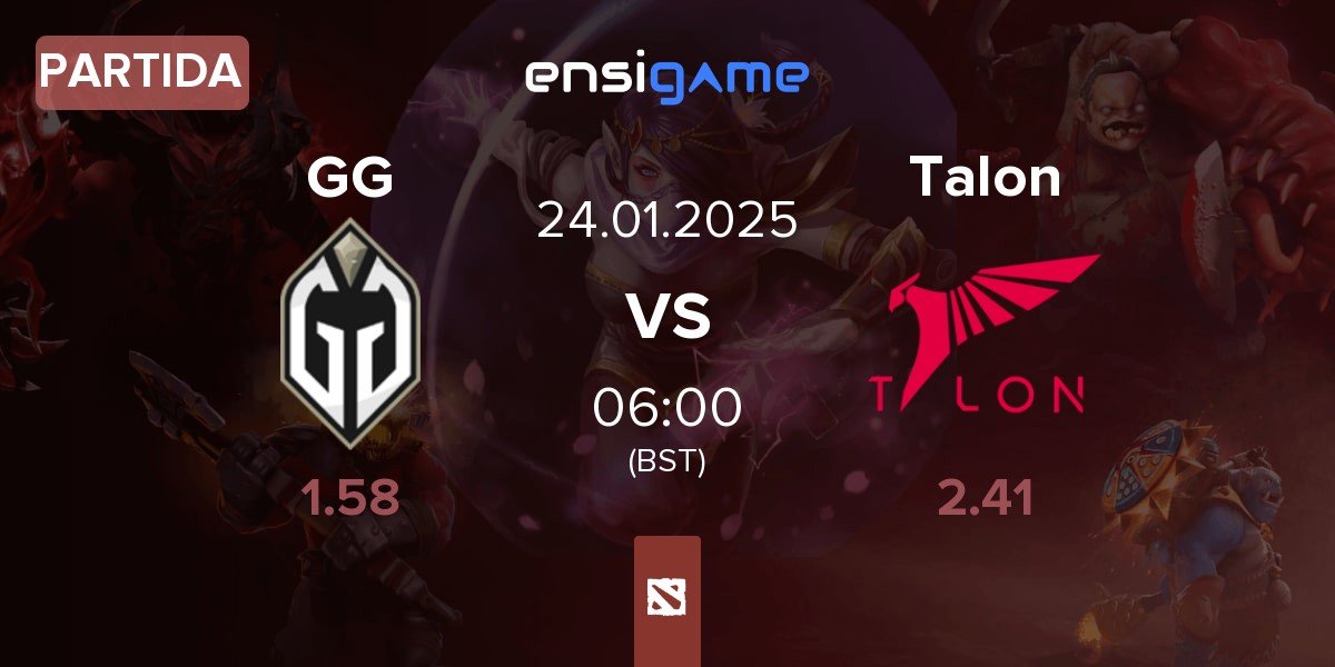 Partida Gaimin Gladiators GG vs Talon Esports Talon | 24.01