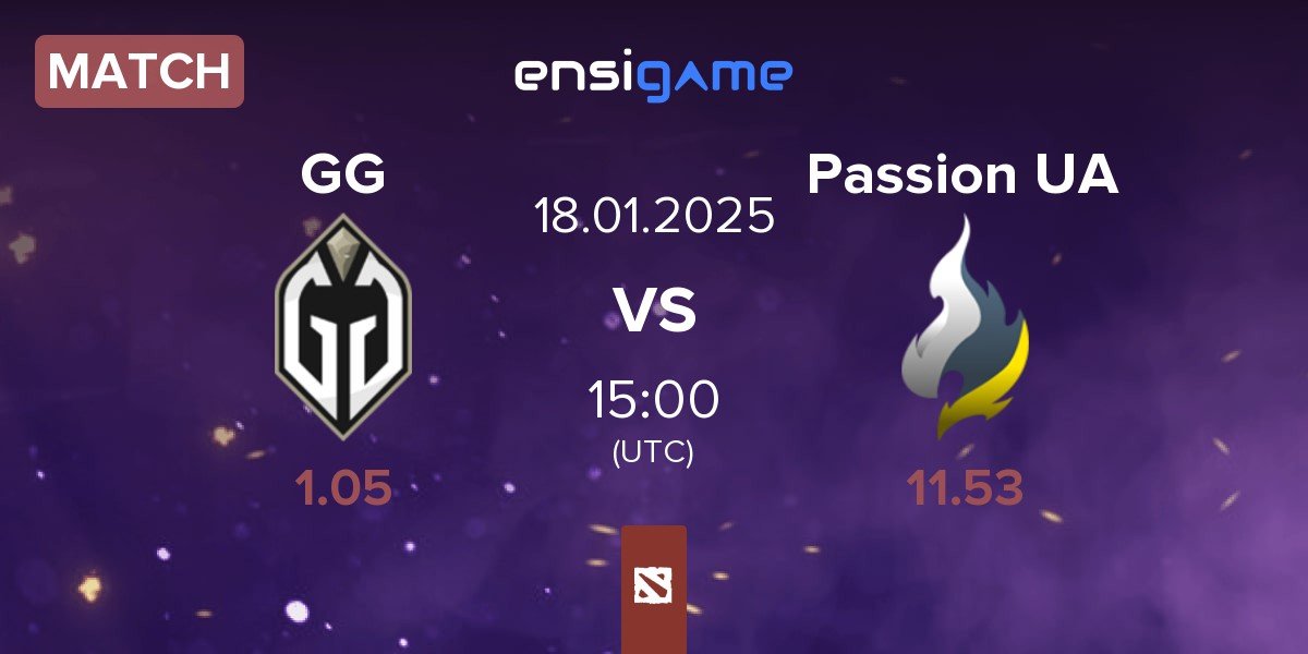 Match Gaimin Gladiators GG vs Passion UA | 18.01