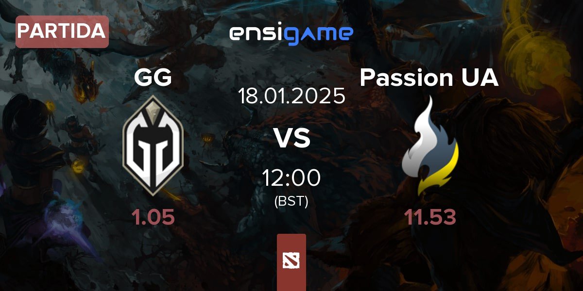 Partida Gaimin Gladiators GG vs Passion UA | 18.01