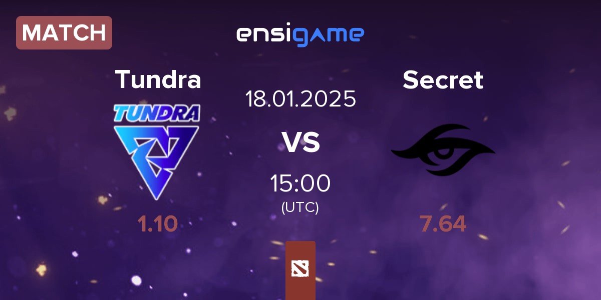 Match Tundra Esports Tundra vs Team Secret Secret | 18.01