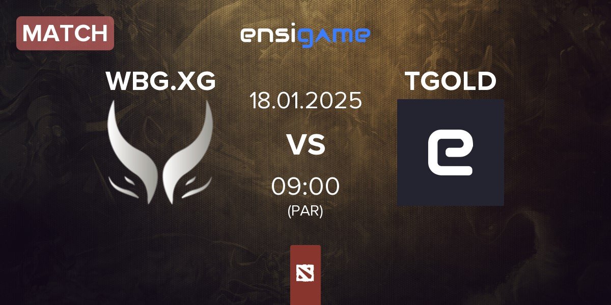 Match Xtreme Gaming WBG.XG vs The goal of all life is death TGOLD | 18.01