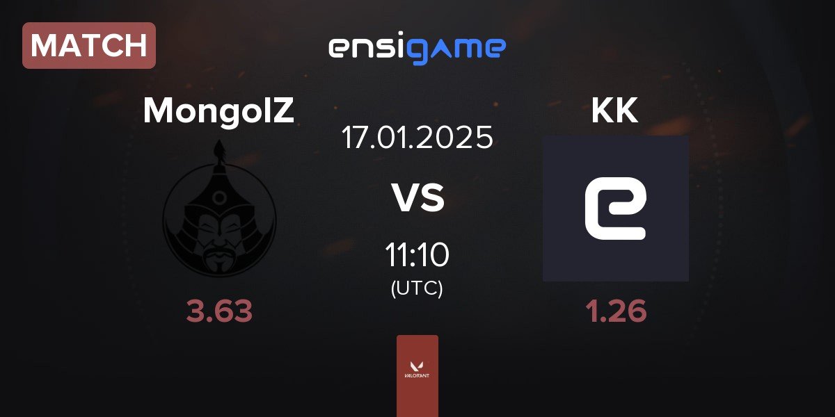 Match The MongolZ MongolZ vs KIMMY KITTENS KK | 17.01