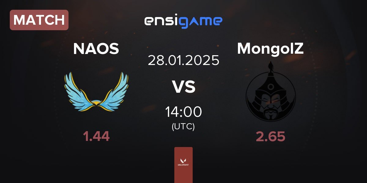 Match NAOS Esports NAOS vs The MongolZ MongolZ | 28.01