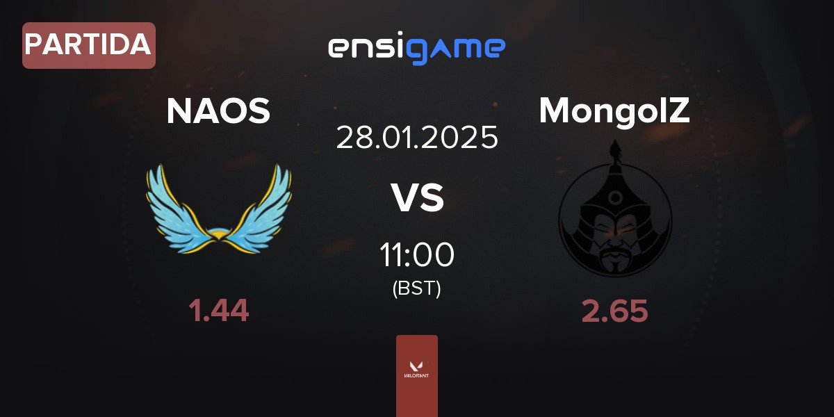 Partida NAOS Esports NAOS vs The MongolZ MongolZ | 28.01