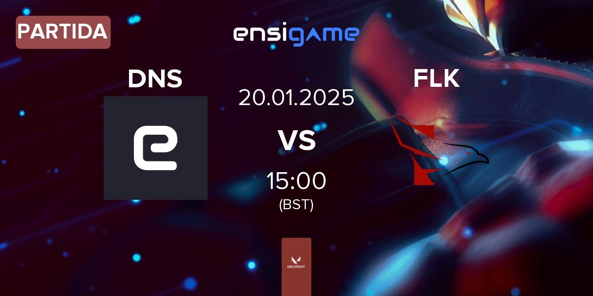 Partida DNSTY DNS vs FALKE ESPORTS FLK | 20.01