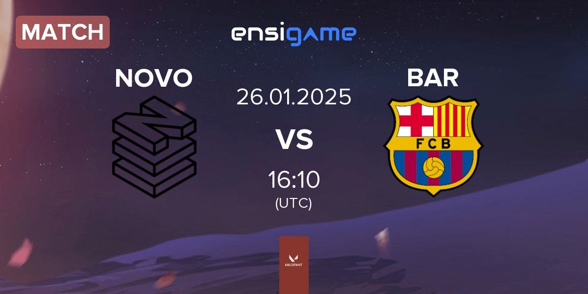 Match NOVO Esports NOVO vs Barça eSports BAR | 26.01