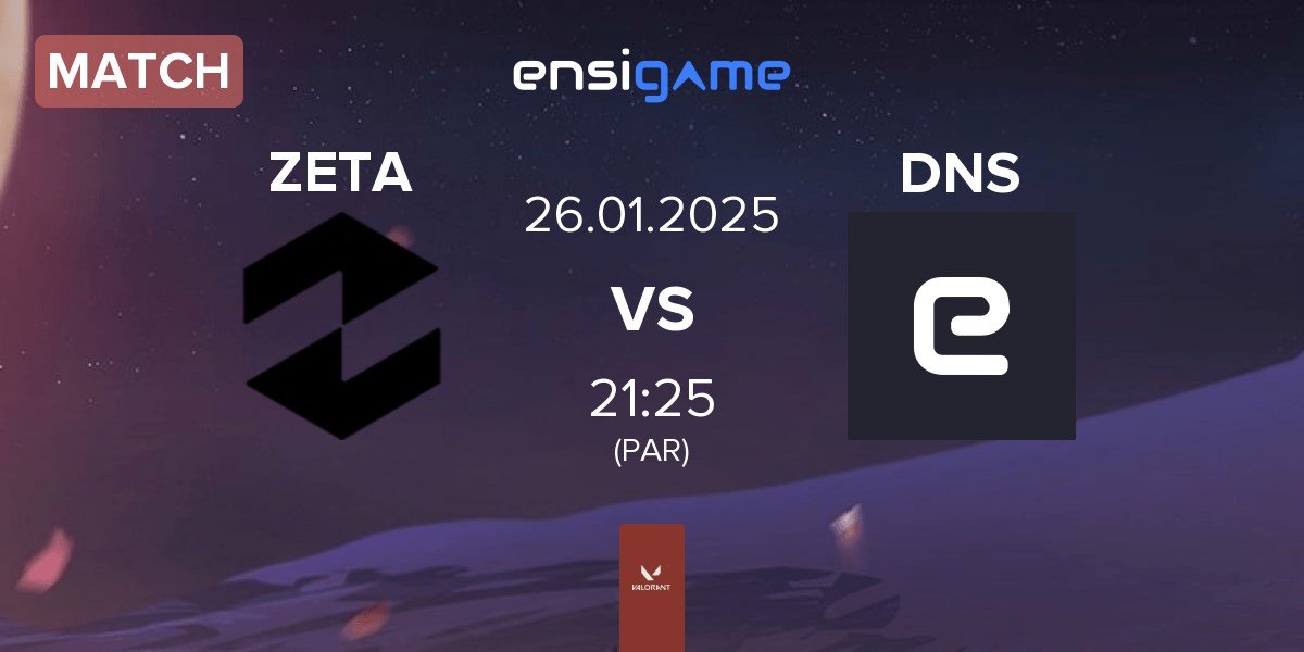 Match Zeta Gaming ZETA vs DNSTY DNS | 26.01