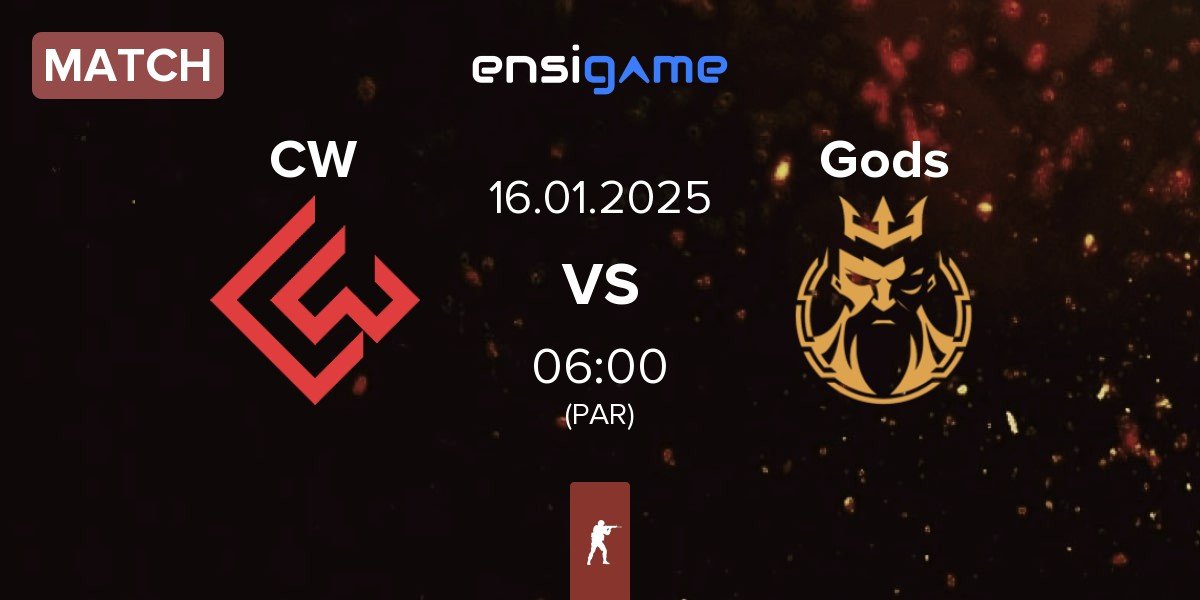 Match Chinggis Warriors CW vs Gods Reign Gods | 16.01