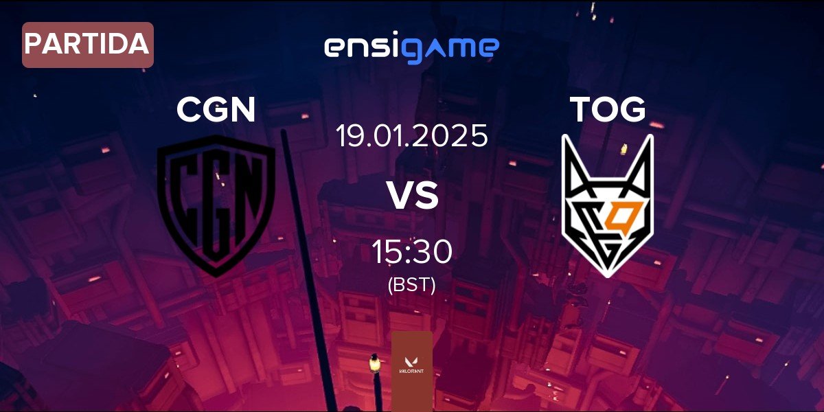 Partida CGN Esports CGN vs TeamOrangeGaming TOG | 19.01