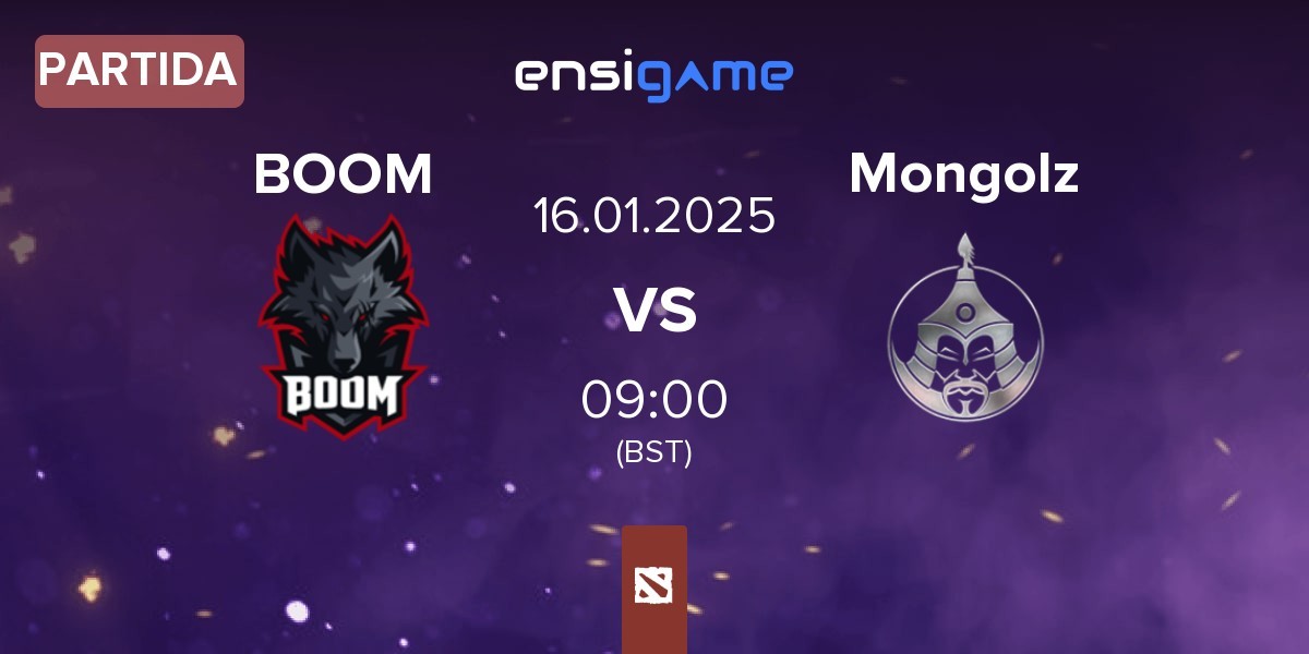 Partida BOOM Esports BOOM vs The Mongolz Mongolz | 16.01