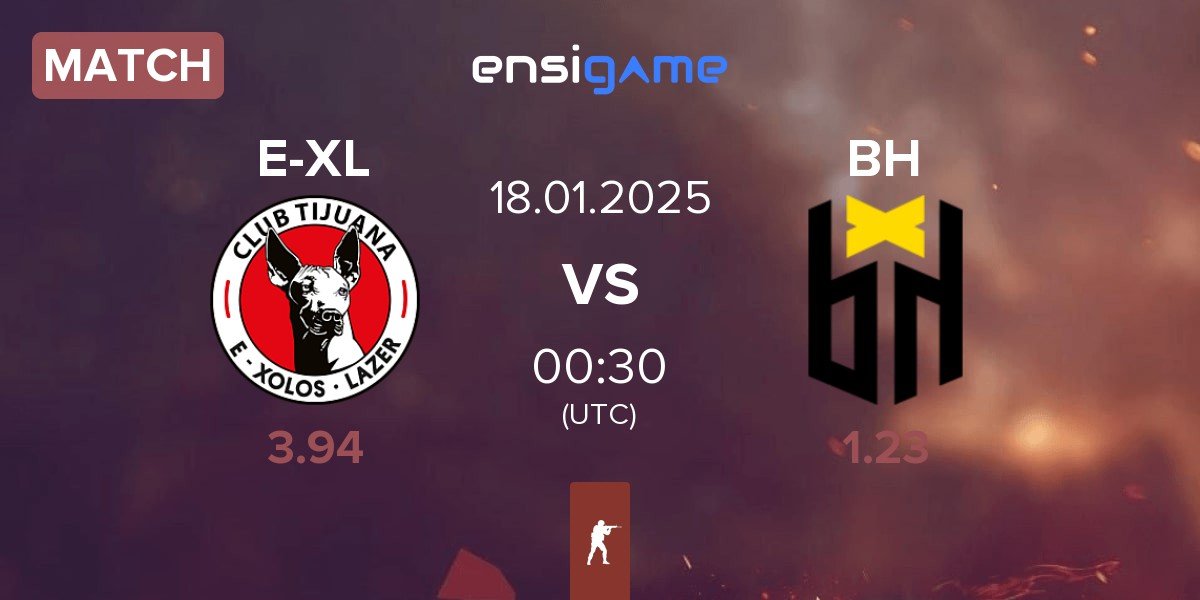 Match E-Xolos LAZER E-XL vs Bounty Hunters BH | 18.01