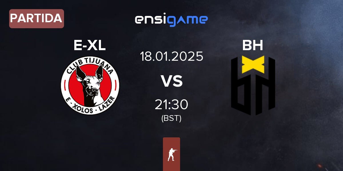 Partida E-Xolos LAZER E-XL vs Bounty Hunters BH | 18.01