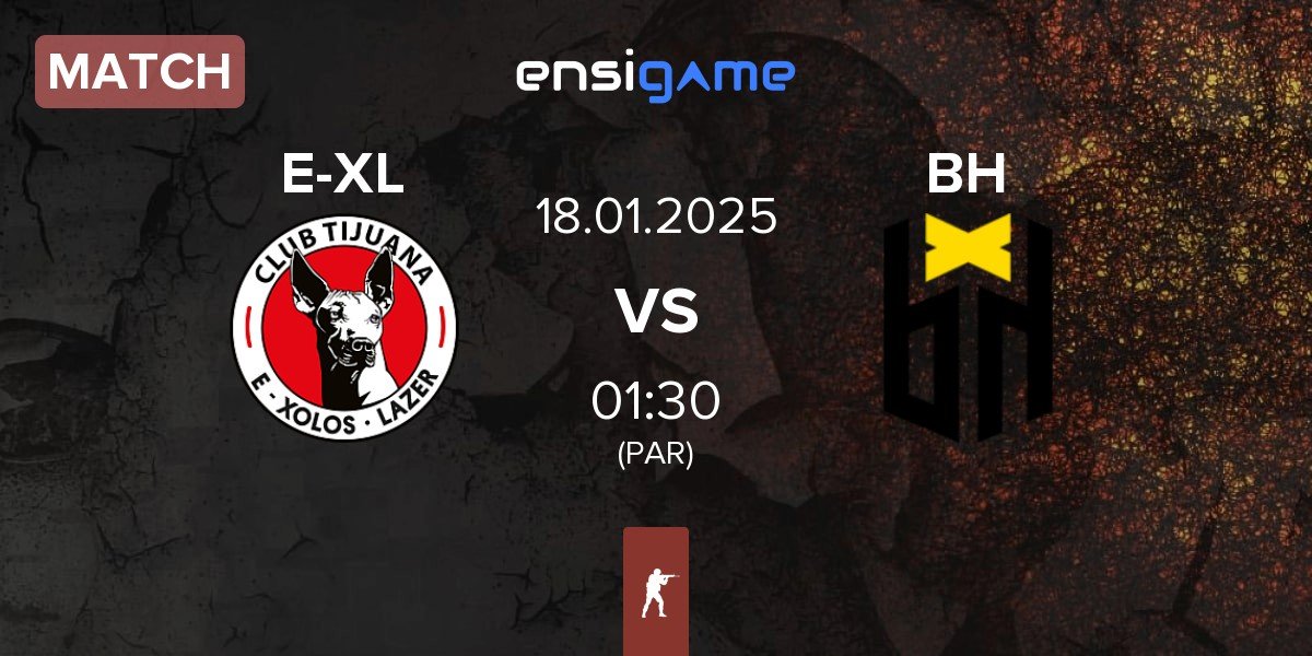 Match E-Xolos LAZER E-XL vs Bounty Hunters BH | 18.01