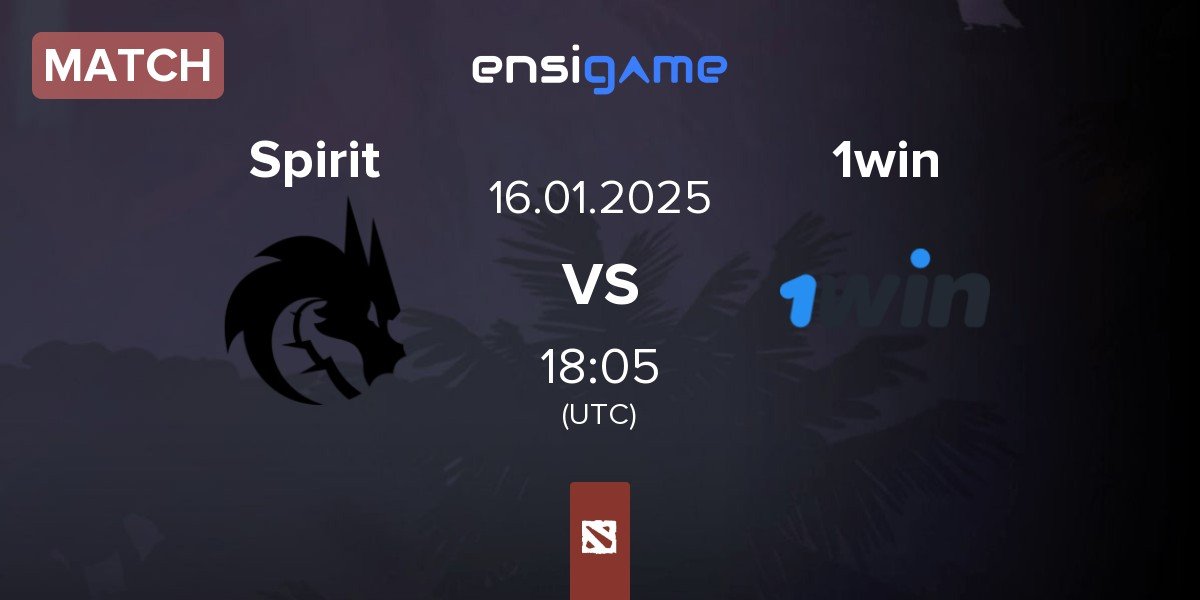 Match Team Spirit Spirit vs 1win | 16.01