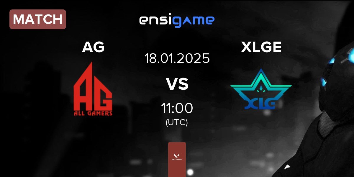 Match ALL GAMERS AG vs XLG Esports XLGE | 18.01