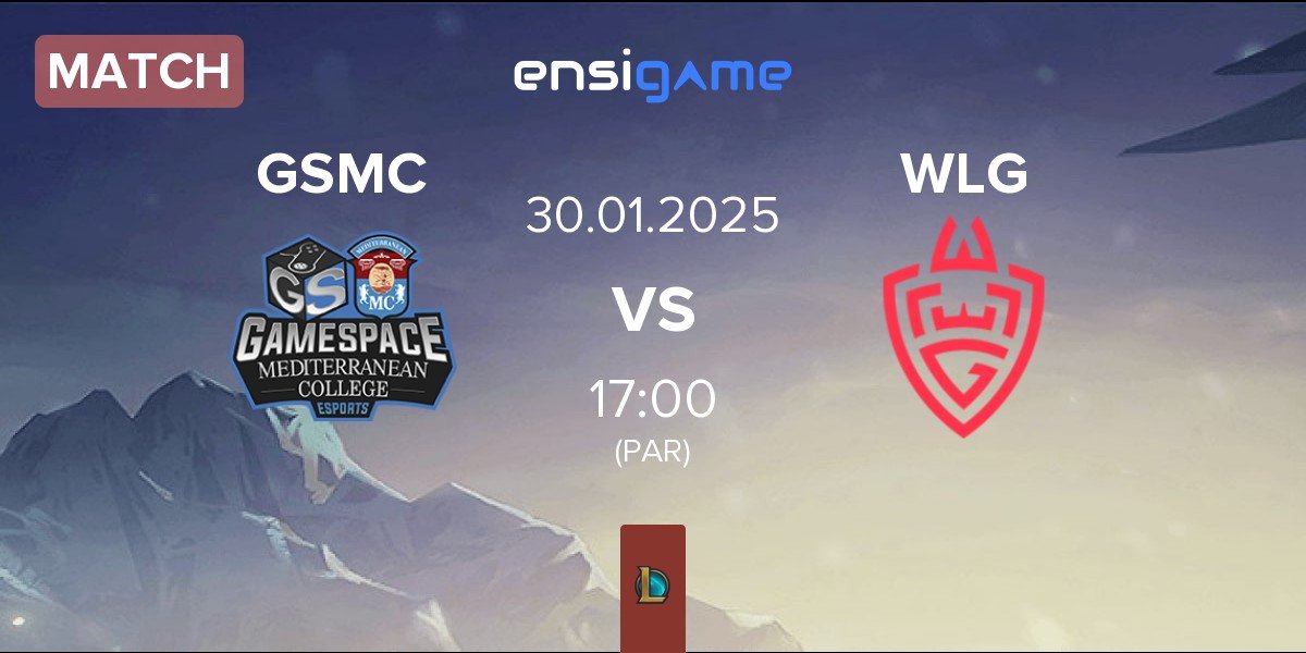 Match Gamespace MCE GSMC vs WLGaming Esports WLG | 30.01