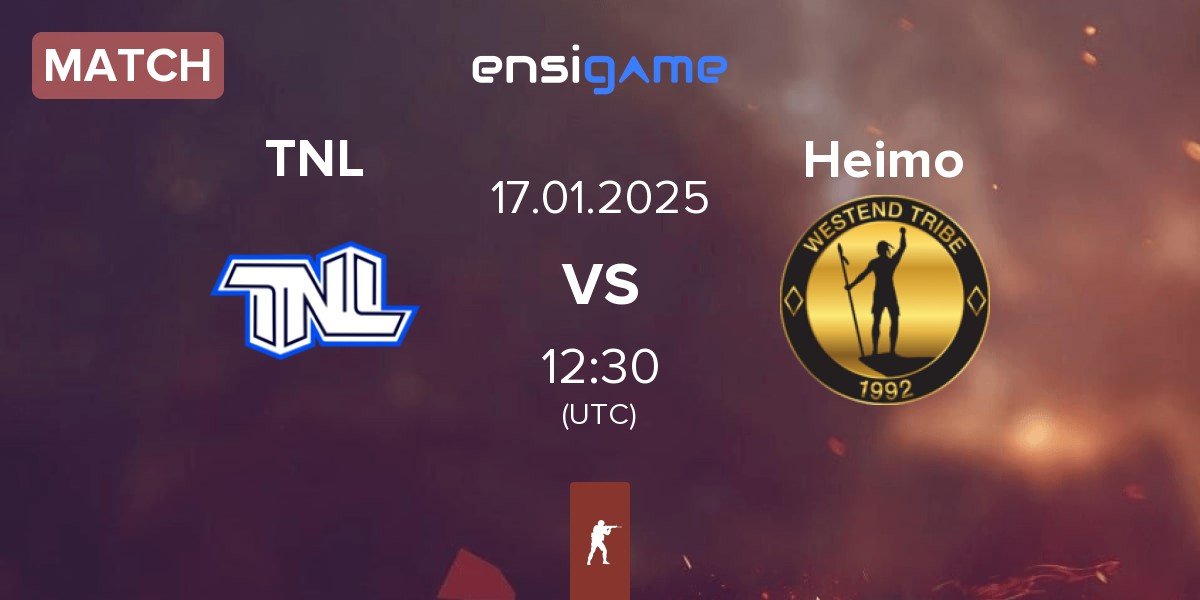 Match TEAM NEXT LEVEL TNL vs Heimo Esports Heimo | 17.01