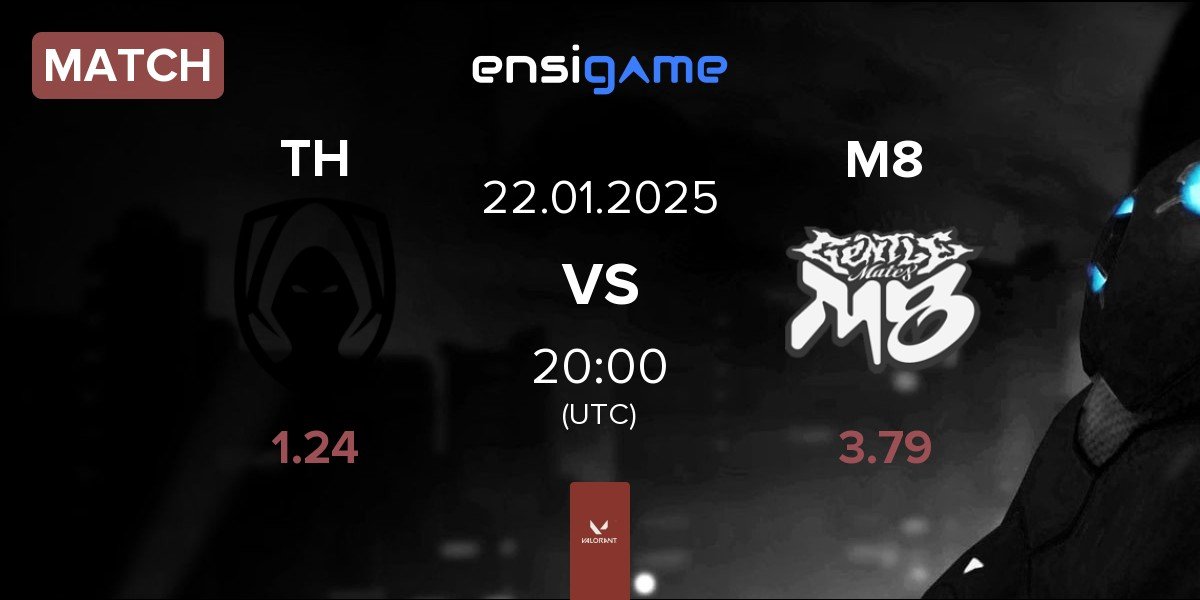 Match Team Heretics TH vs Gentle Mates M8 | 22.01