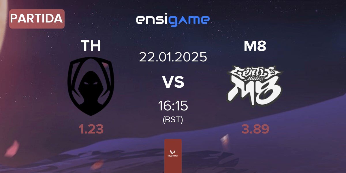 Partida Team Heretics TH vs Gentle Mates M8 | 22.01