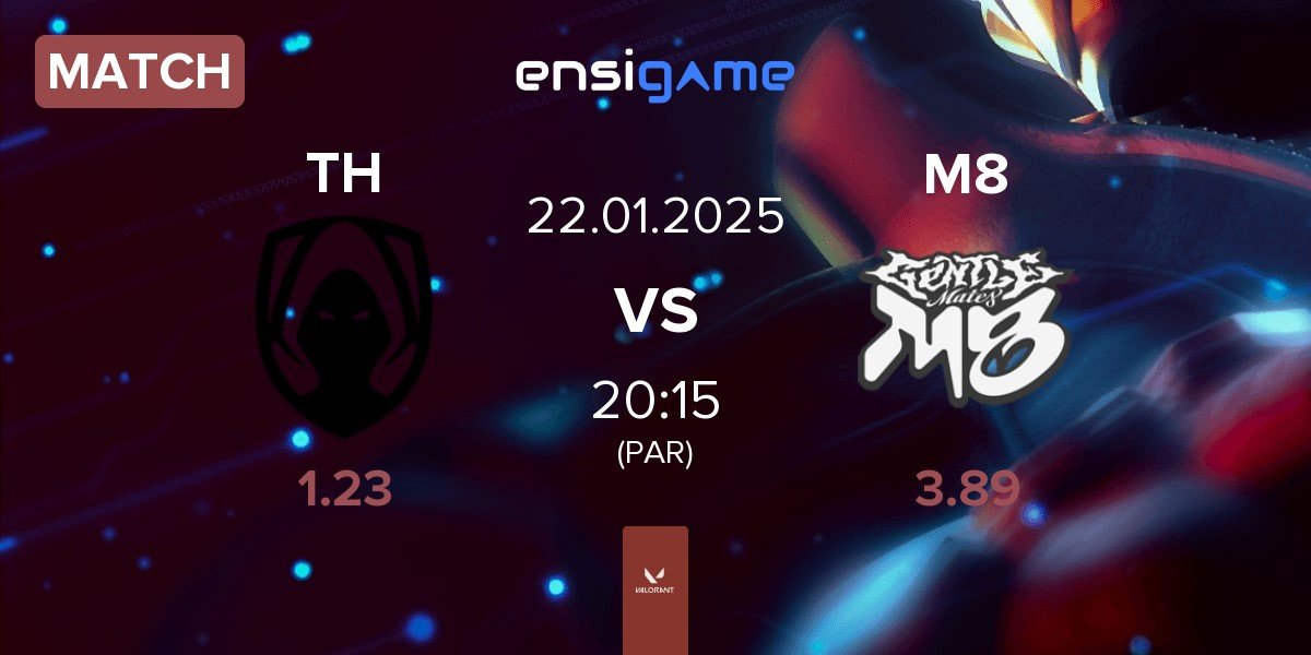 Match Team Heretics TH vs Gentle Mates M8 | 22.01