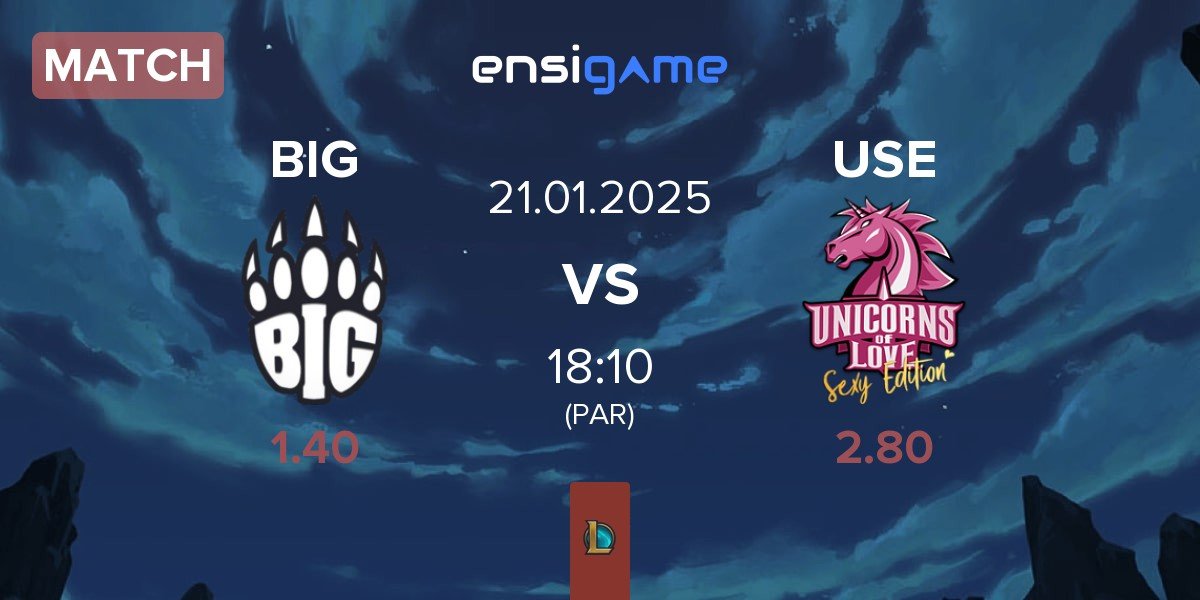 Match Berlin International Gaming BIG vs Unicorns of Love Sexy Edition USE | 21.01