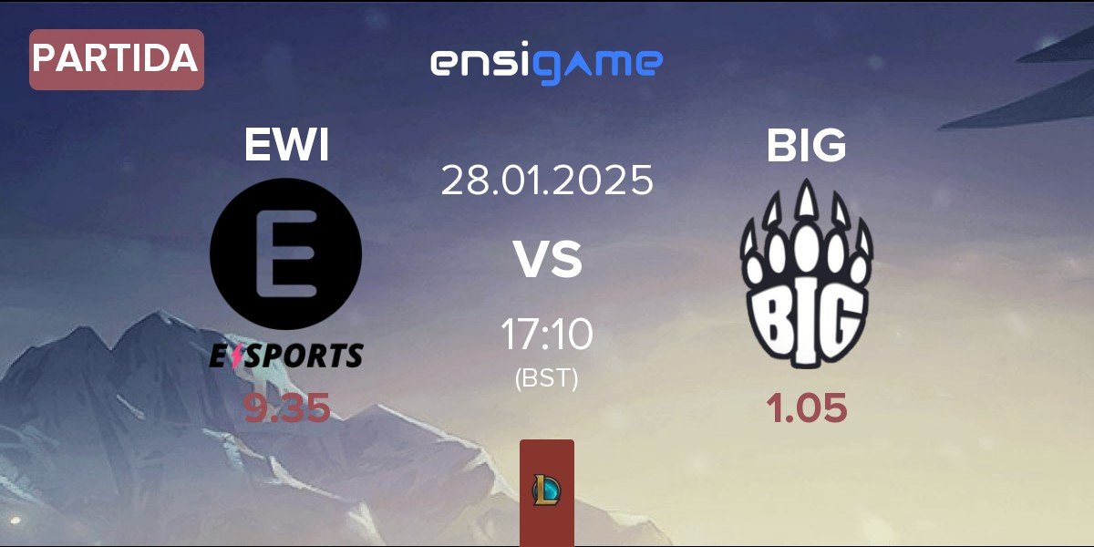 Partida E WIE EINFACH E-SPORTS EWI vs Berlin International Gaming BIG | 28.01