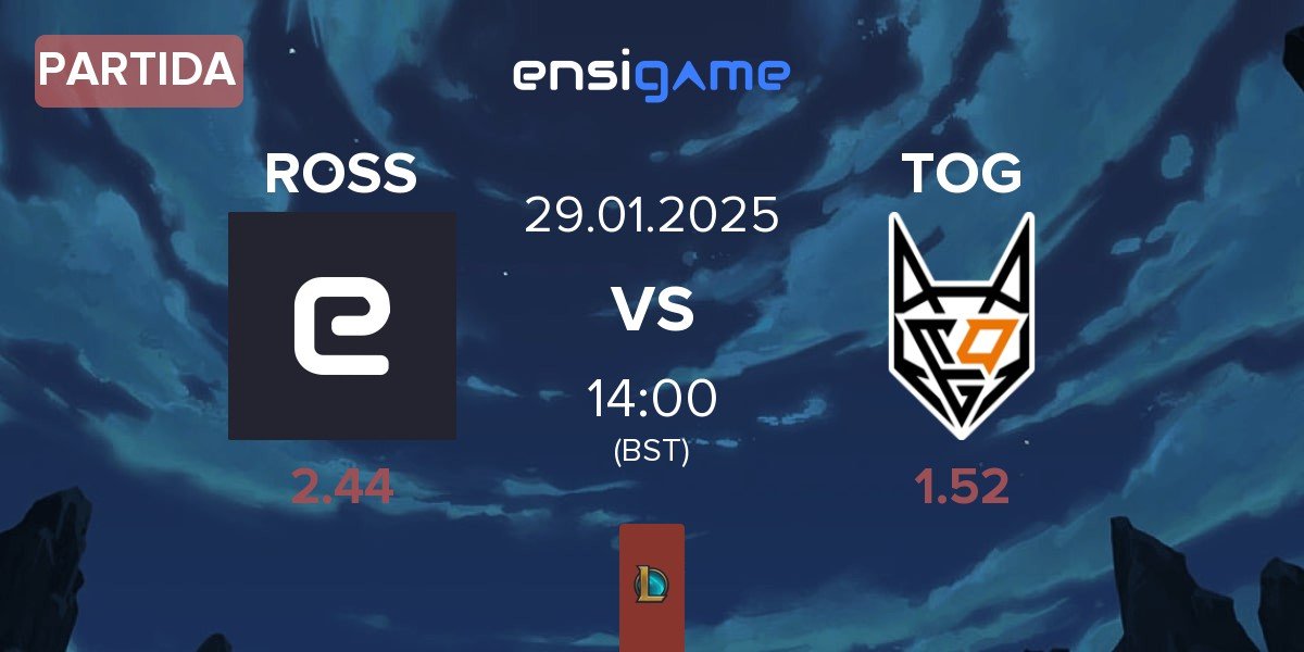 Partida ROSSMANN Centaurs ROSS vs TeamOrangeGaming TOG | 29.01