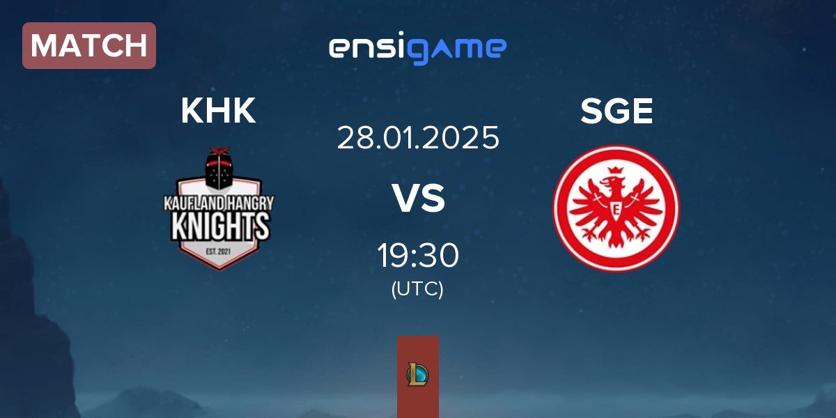 Match Kaufland Hangry Knights KHK vs Eintracht Frankfurt SGE | 28.01