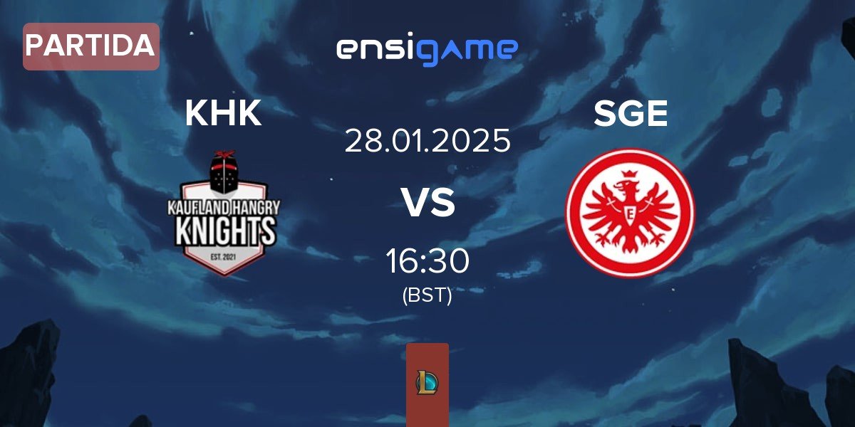 Partida Kaufland Hangry Knights KHK vs Eintracht Frankfurt SGE | 28.01