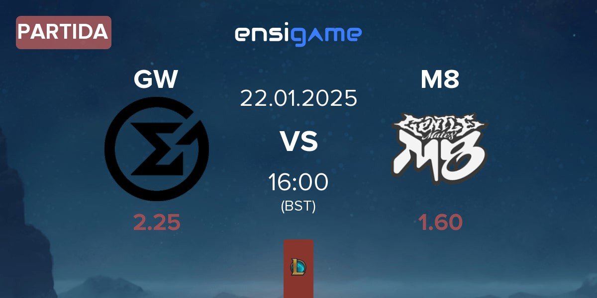 Partida GameWard GW vs Gentle Mates M8 | 22.01