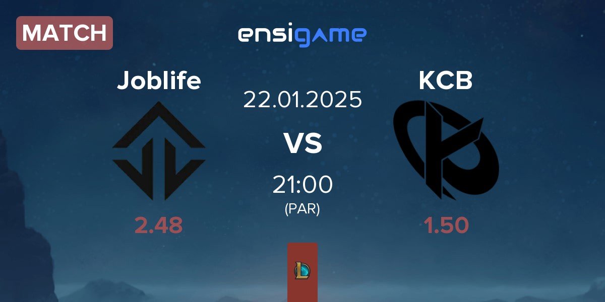 Match Joblife vs Karmine Corp Blue KCB | 22.01