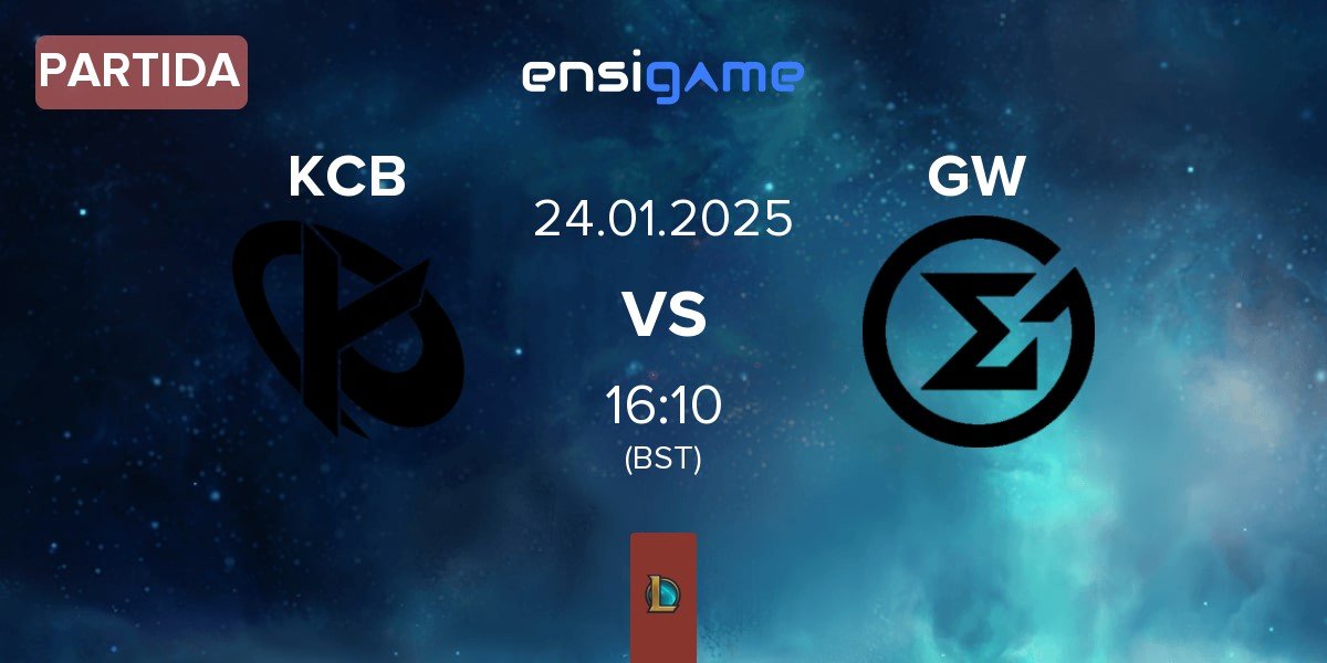 Partida Karmine Corp Blue KCB vs GameWard GW | 24.01