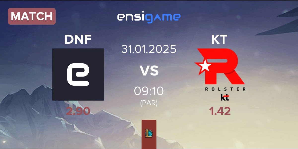 Match DN Freecs DNF vs KT Rolster KT | 31.01