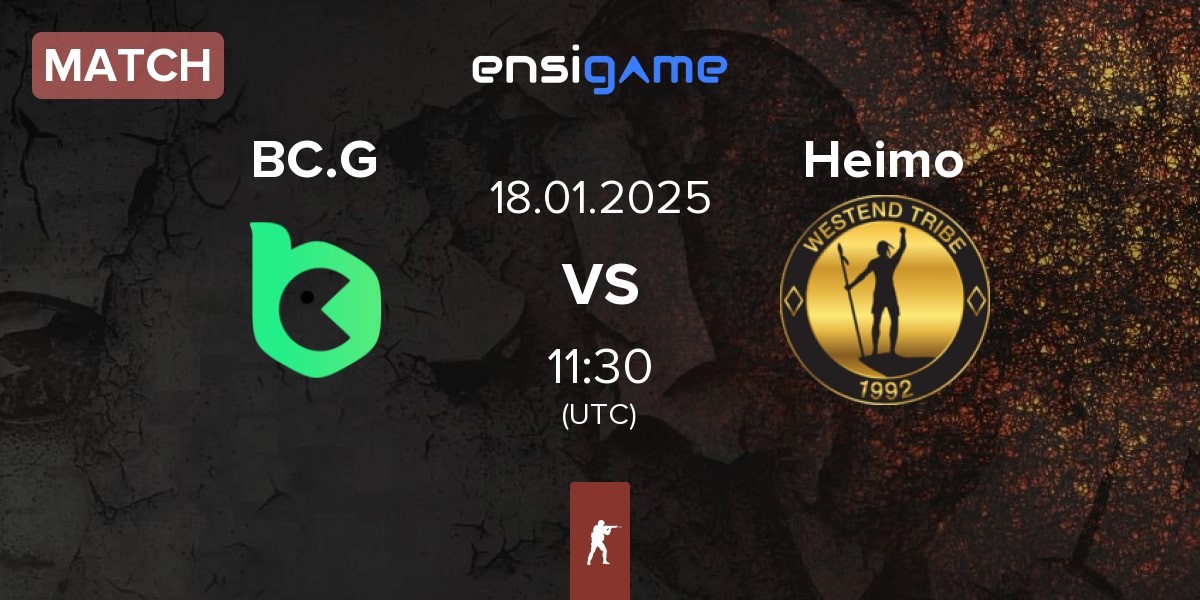 Match BC.Game Esports BC.G vs Heimo Esports Heimo | 18.01