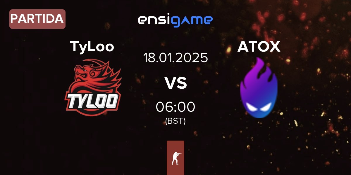 Partida TyLoo vs ATOX | 18.01