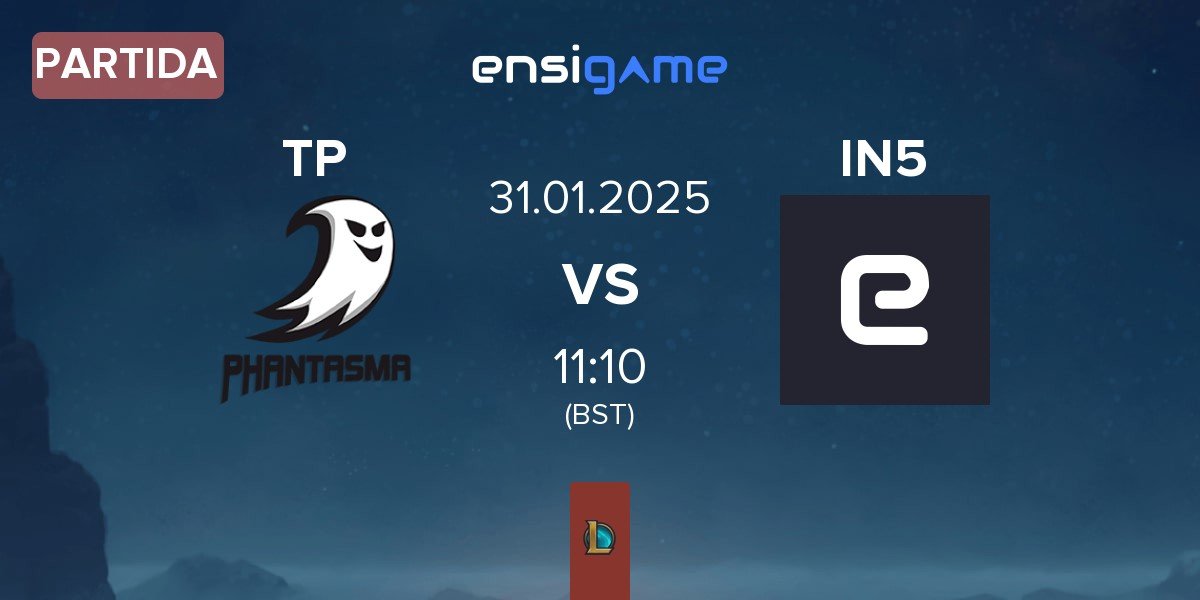 Partida Team Phantasma TP vs Team Insidious IN5 | 31.01