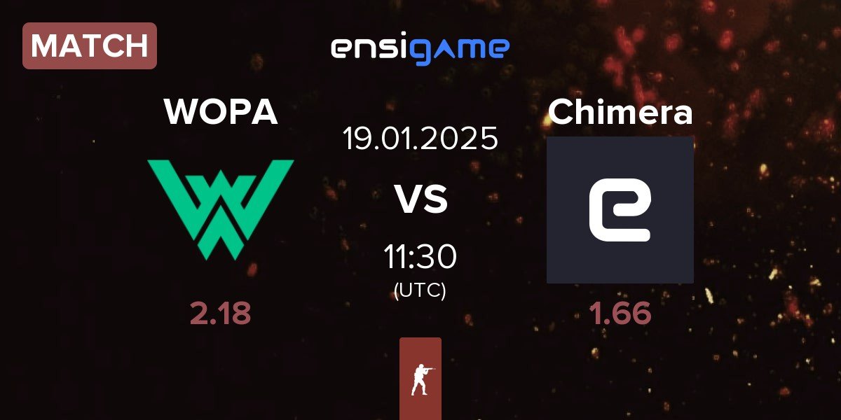 Match WOPA Esport WOPA vs Chimera Esports Chimera | 19.01