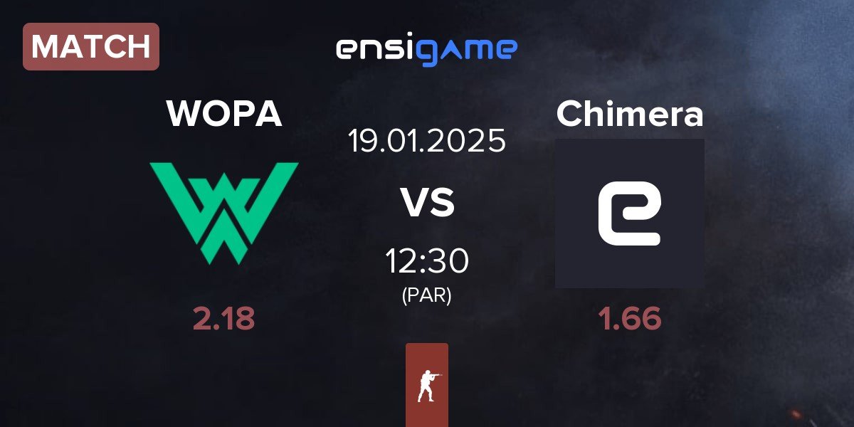 Match WOPA Esport WOPA vs Chimera Esports Chimera | 19.01