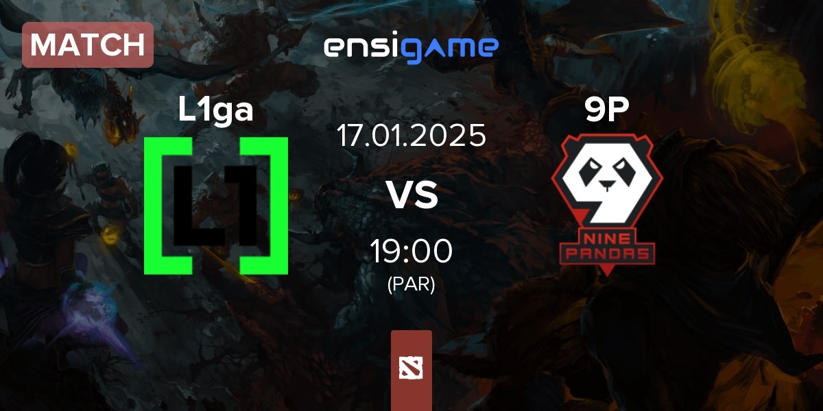 Match L1ga Team L1ga vs 9Pandas 9P | 17.01