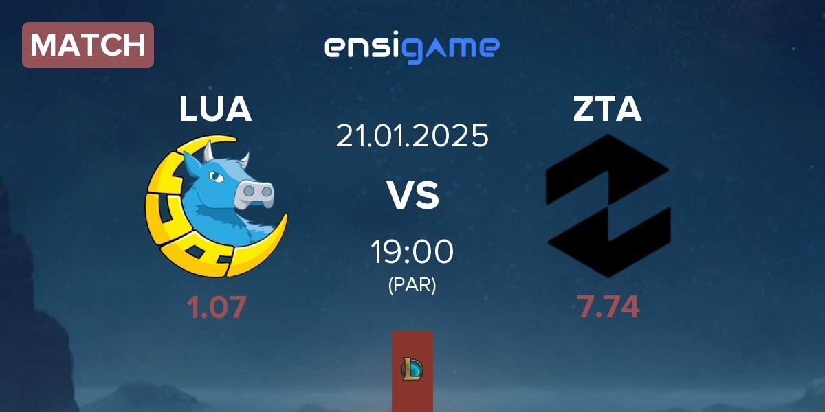 Match LUA Gaming LUA vs ZETA ZTA | 21.01