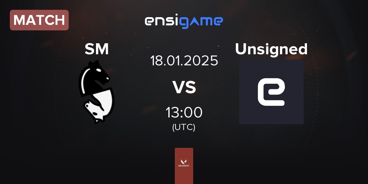 Match Szach Mat SM vs Unsigned UNS | 18.01